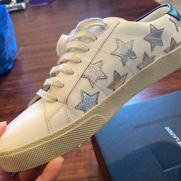 Saint Laurent Women Sneaker Court Star size 37.5 - Picture 4 of 7